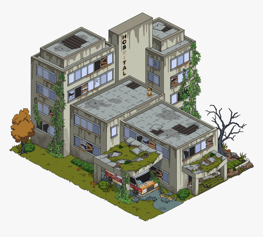 Fg Building Hospital Abandonedskin, HD Png Download