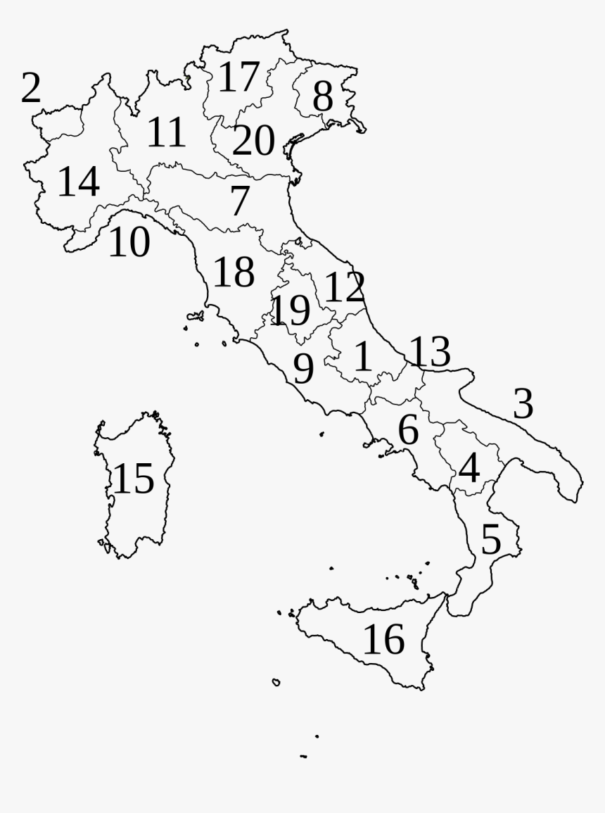 Italy Map Png, Transparent Png