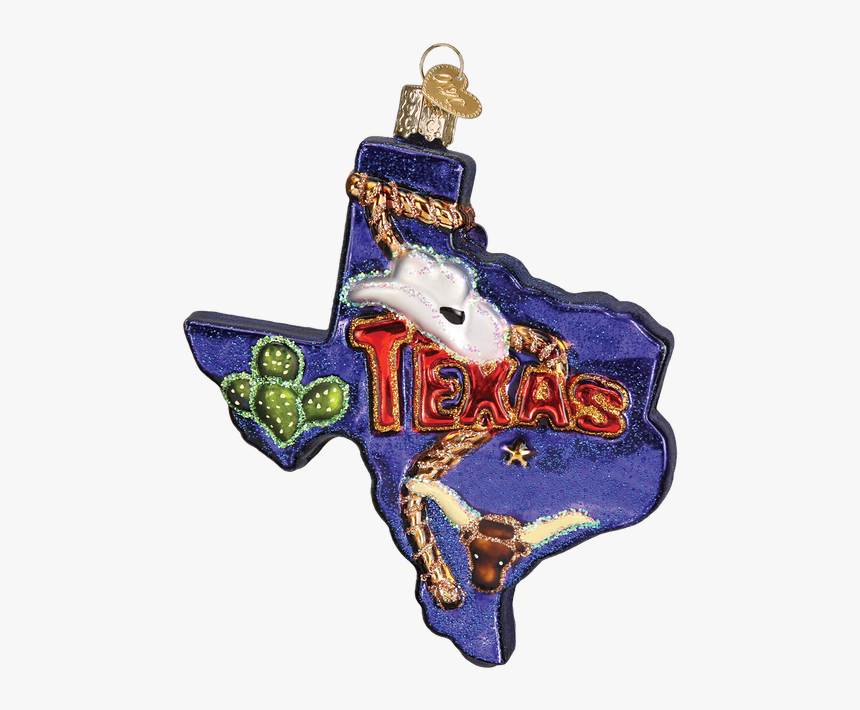 State Of Texas Landmarks Glass Ornament, HD Png Download