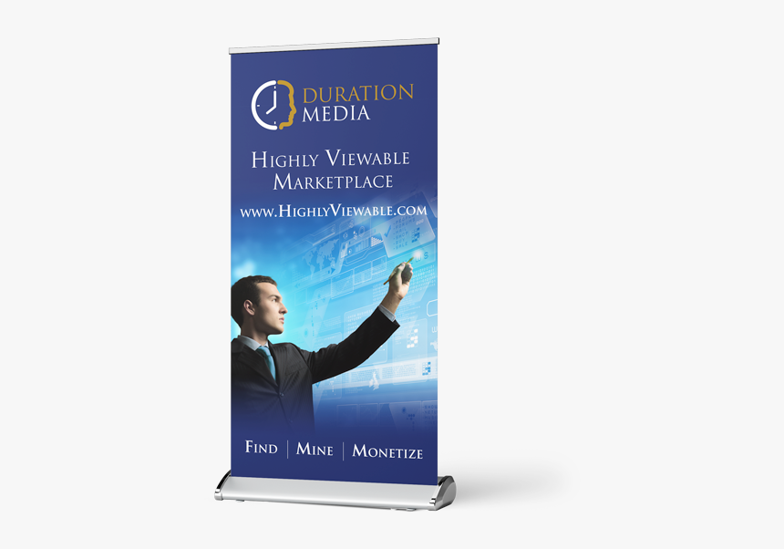 Pop Up Banner Design For Duration Media, HD Png Download