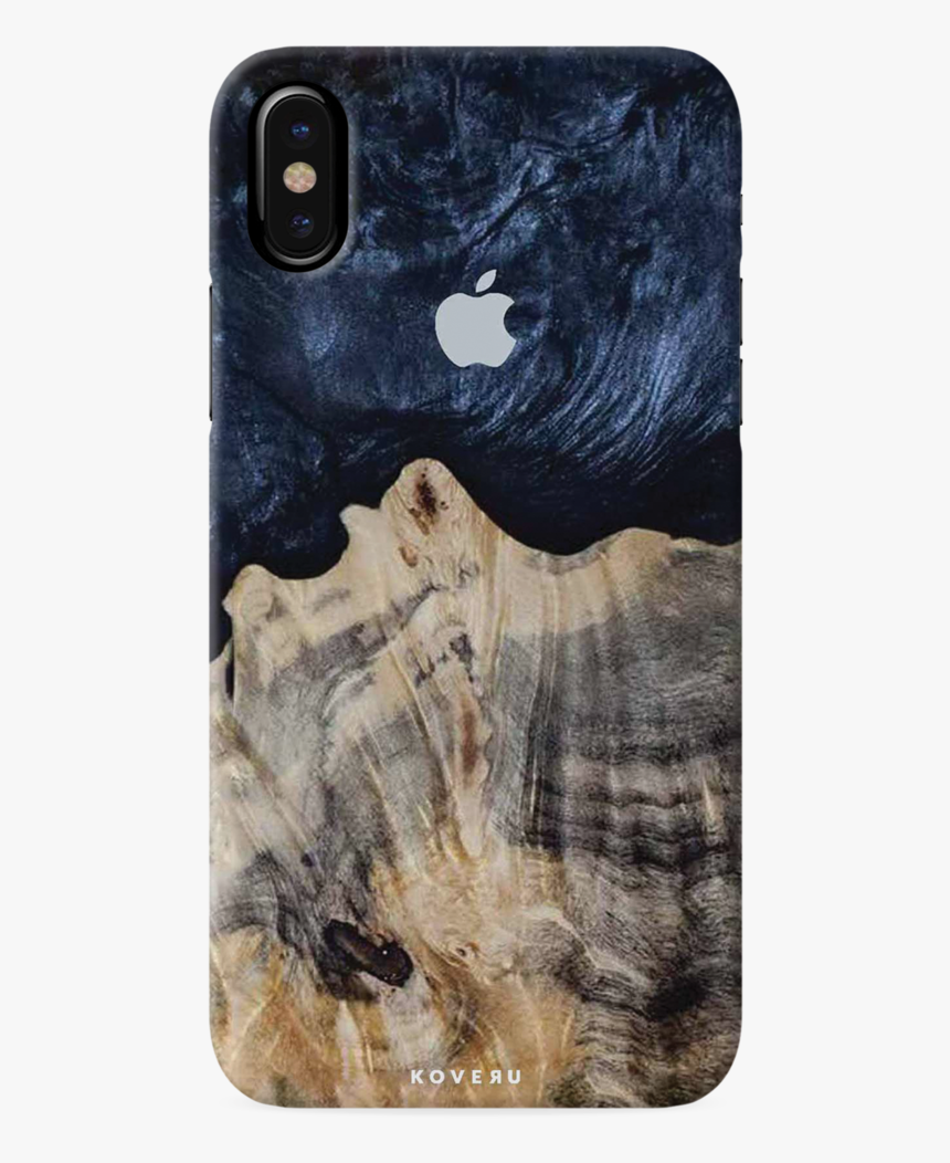 Royal Blue And Wooden Texture Cover Case For Iphone, HD Png Download