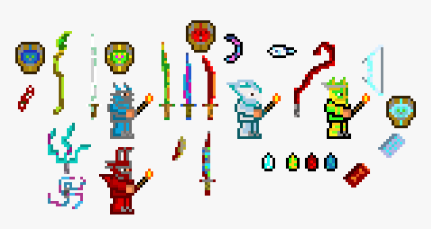 Terraria Character Png, Transparent Png