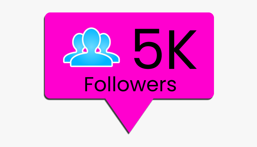 5k Followers Marketing, HD Png Download