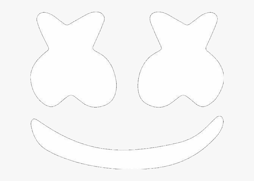 #marshmello #emoji #white #xd, HD Png Download