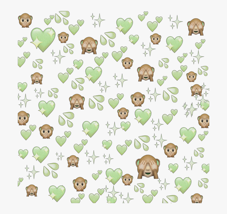 #emoji #emojis #monkey #cute #aesthetic #aesthetics, HD Png Download