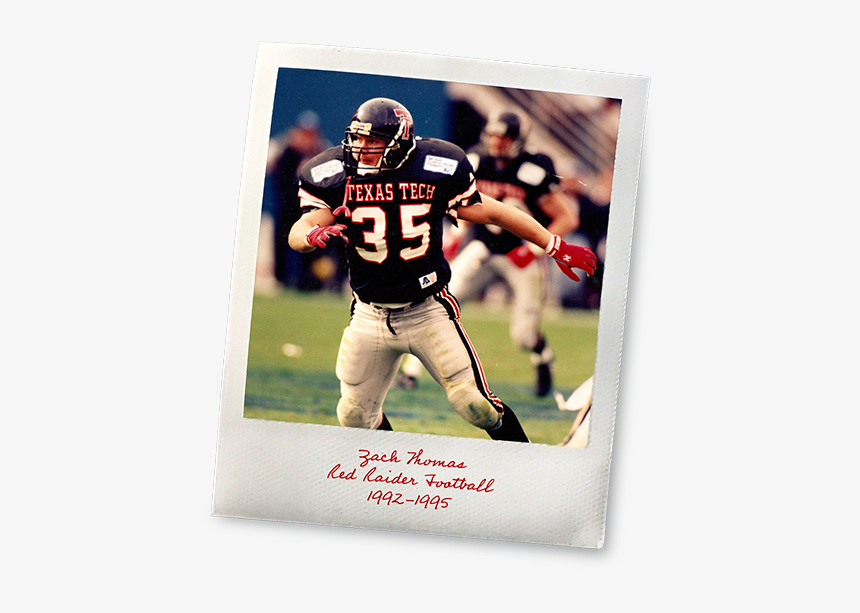 Texas Tech Football, Zach Thomas, 1992-1995, HD Png Download