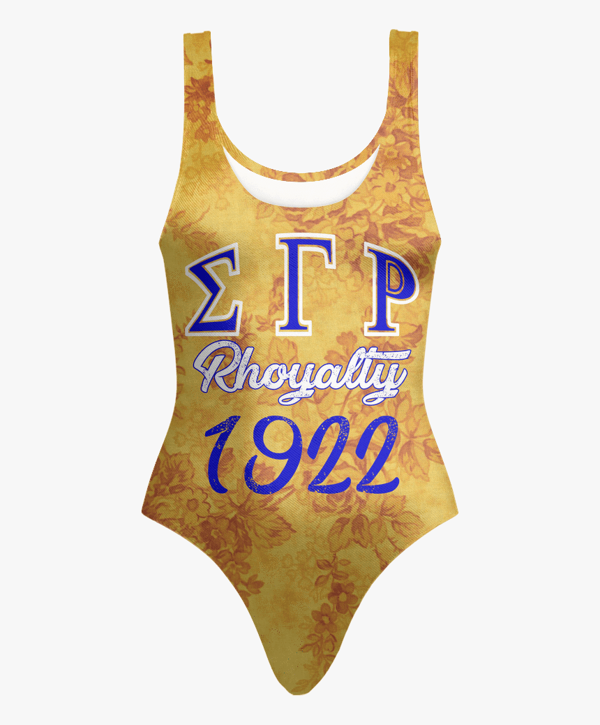 Sigma Gamma Rho One Piece Swimsuit, HD Png Download