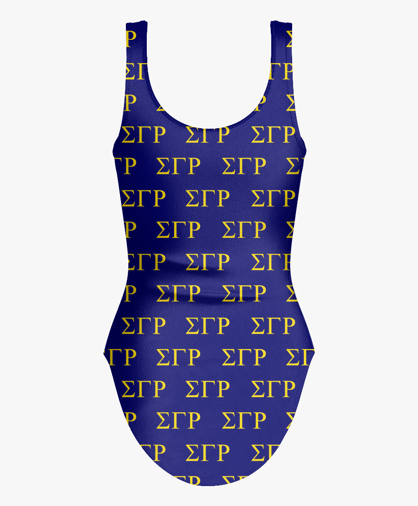 Sigma Gamma Rho Greek Logo Swimsuit , Png Download, Transparent Png