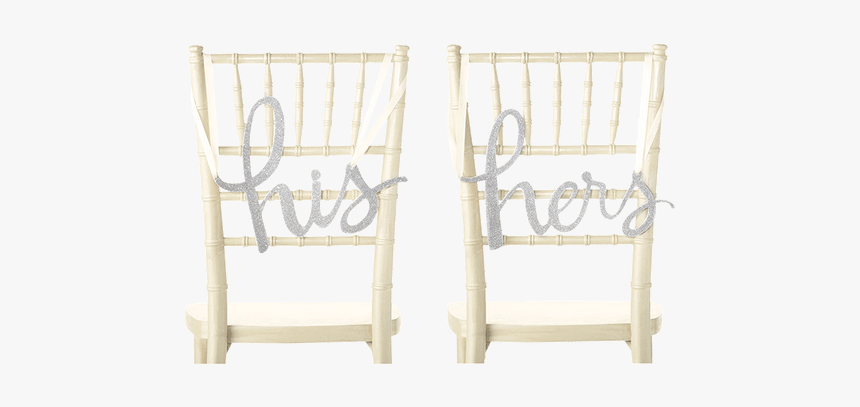 Kate Spade His Hers Chair Signs, HD Png Download