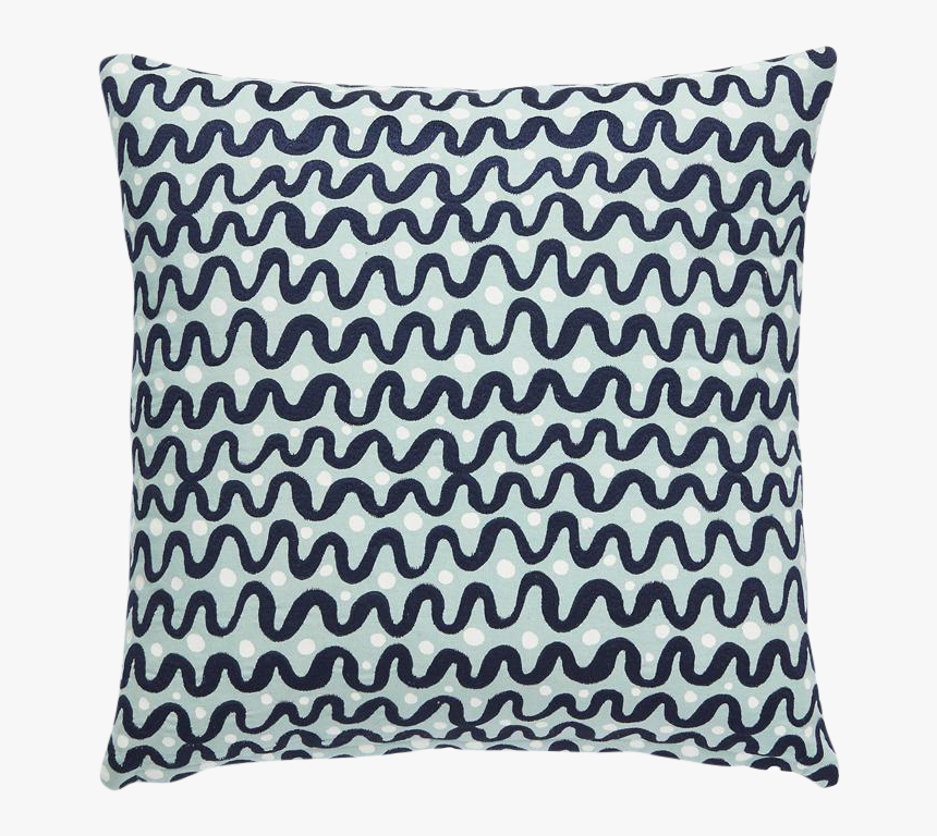 Kate Spade Blue Waves Pillow On Chairish, HD Png Download