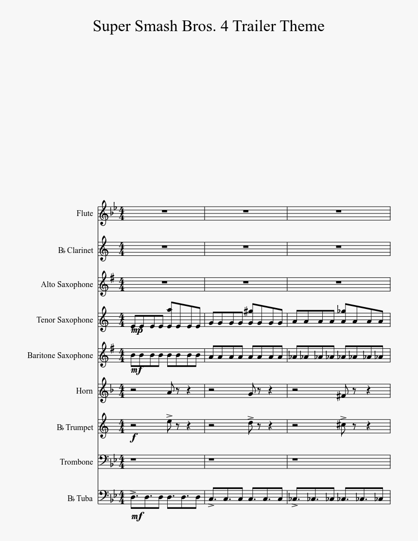 Super Smash Bros Wii U Trailer Music, HD Png Download