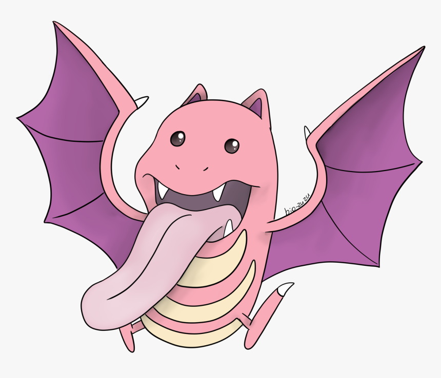 Golbat Lickitun Fusion, HD Png Download