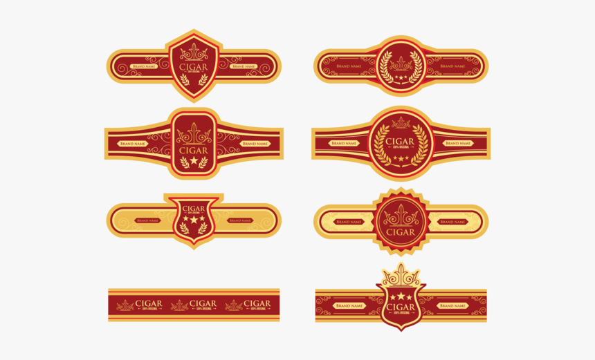 Cigar Label Vector, HD Png Download