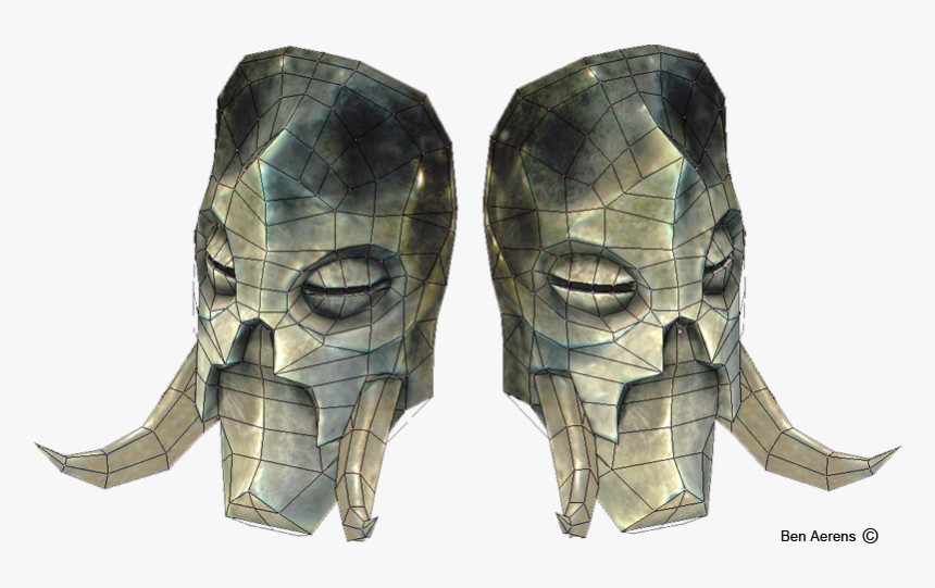 Skyrim Iron Helmet Png, Transparent Png