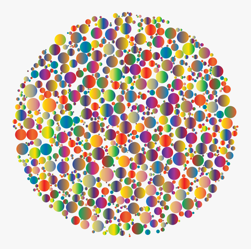 Colorful Circle Fractal, HD Png Download