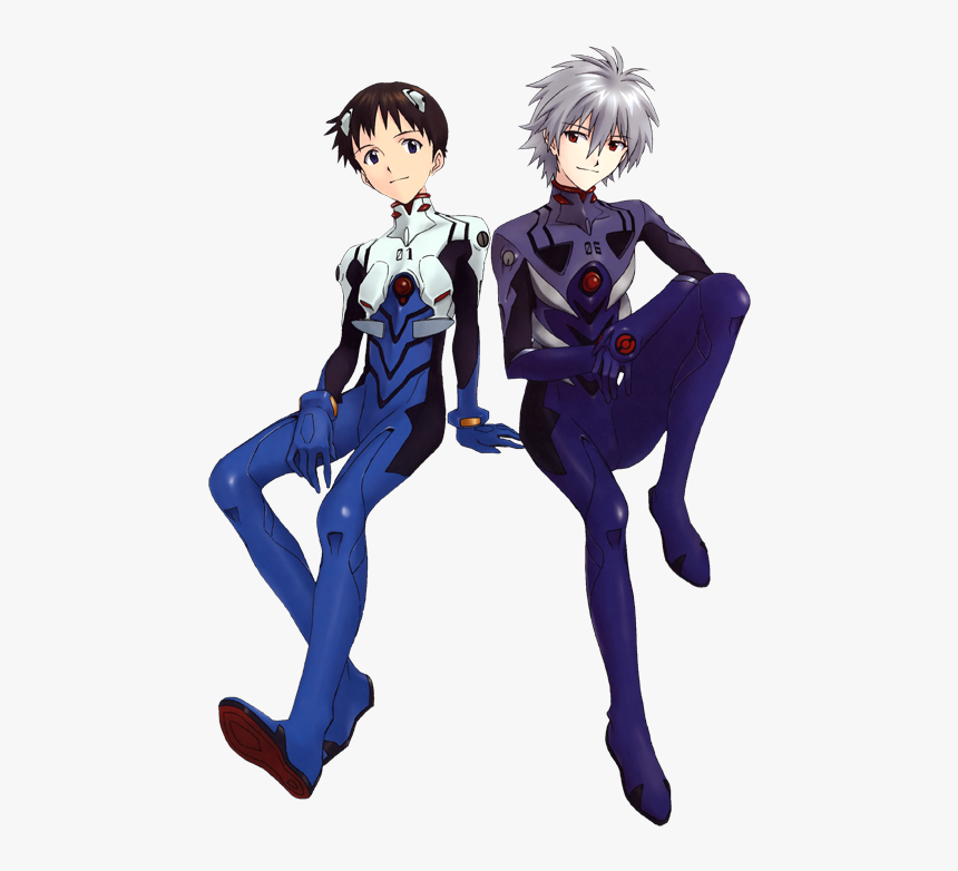 Kaworu And Shinji, HD Png Download