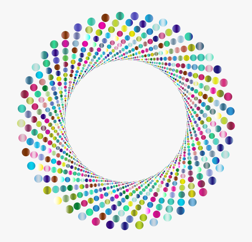 Colorful Circles Shutter Vortex, HD Png Download
