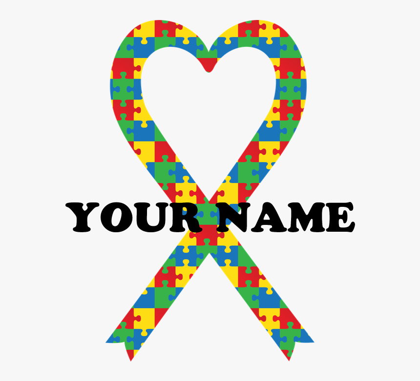 Autism Ribbon Png, Transparent Png