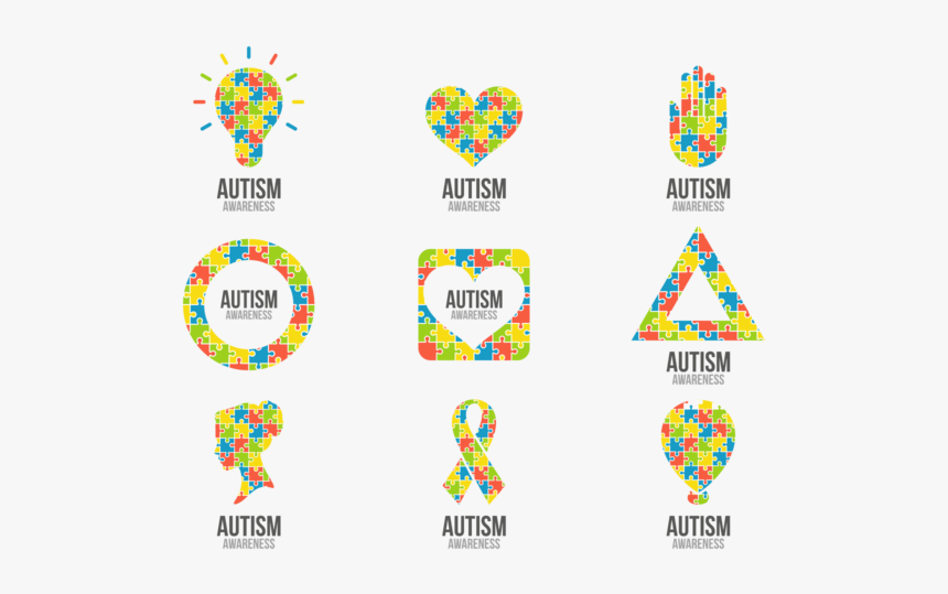 Autism Ribbon Png, Transparent Png