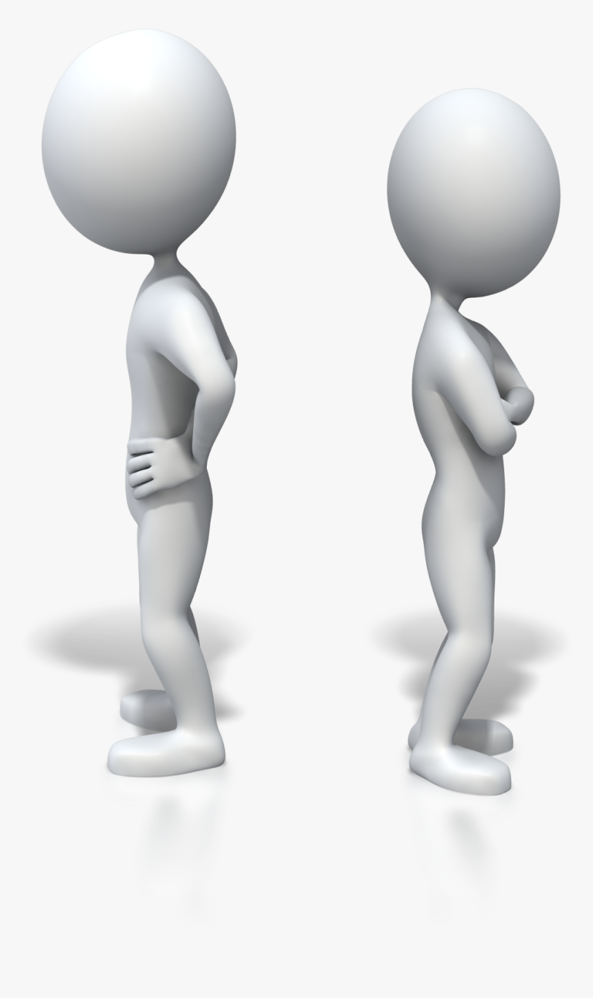 Stick Figures Angry Toward Other 1600 Clr, HD Png Download