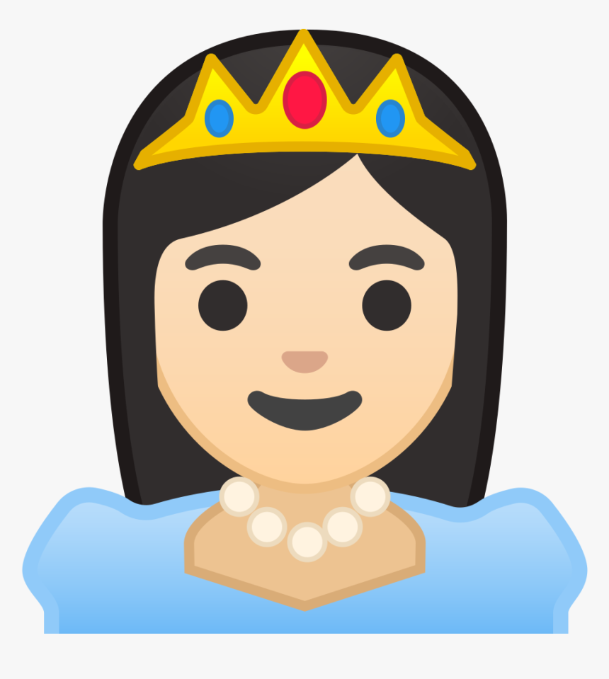 Princess Light Skin Tone Icon, HD Png Download