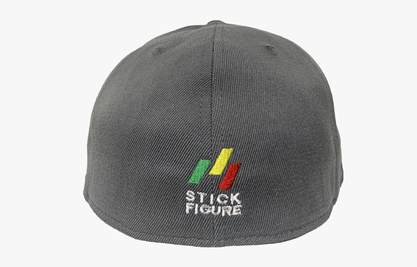 Sf Black 3d Embroidery Fitted Grey, HD Png Download