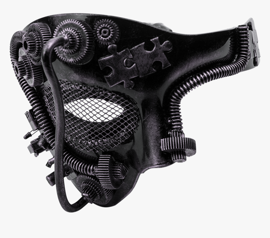 Silver Steampunk One Eye Mask, HD Png Download
