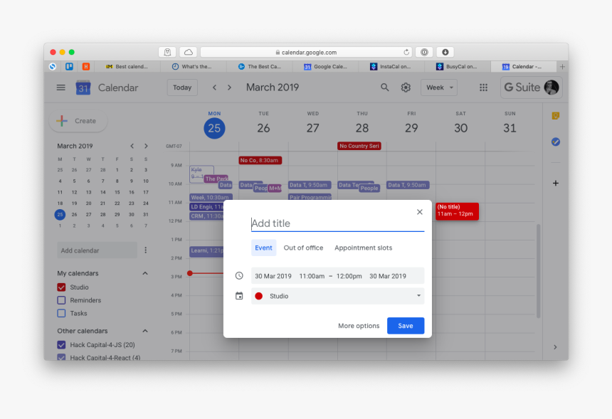 Google Calendar, HD Png Download