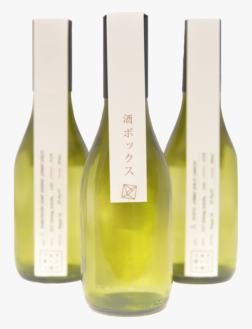Three Sakebox Bottles, HD Png Download