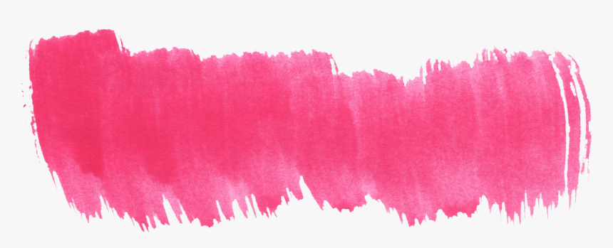 37 Red Watercolor Brush Stroke, HD Png Download