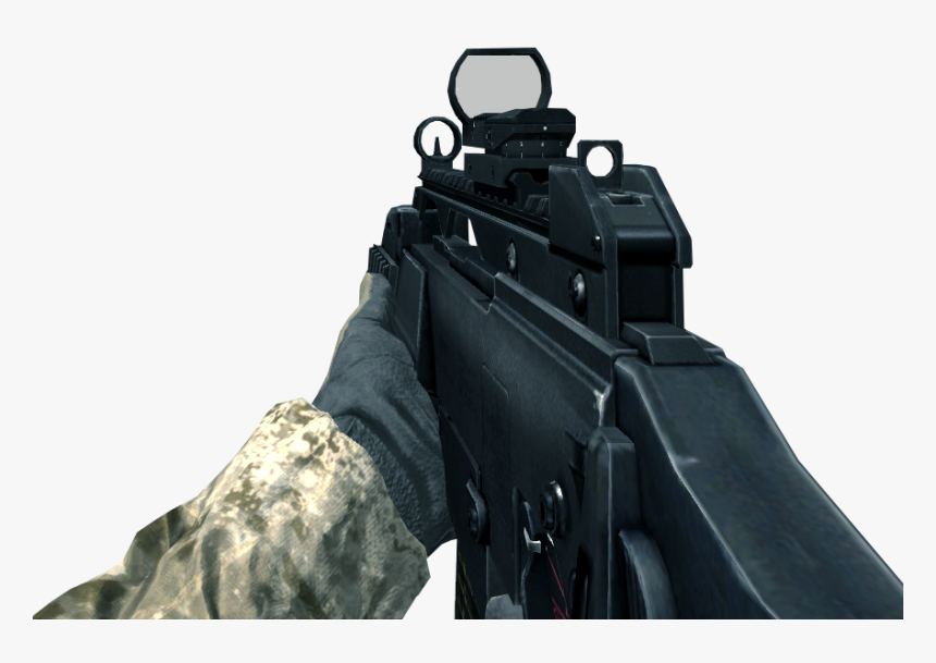 G36c Red Dot Sight Cod4, HD Png Download