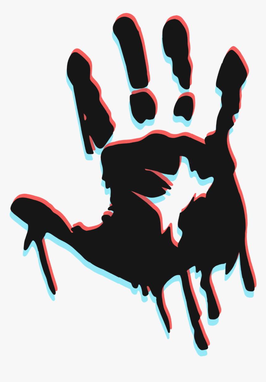 #hand #scary #spooky #glitch #halloween, HD Png Download