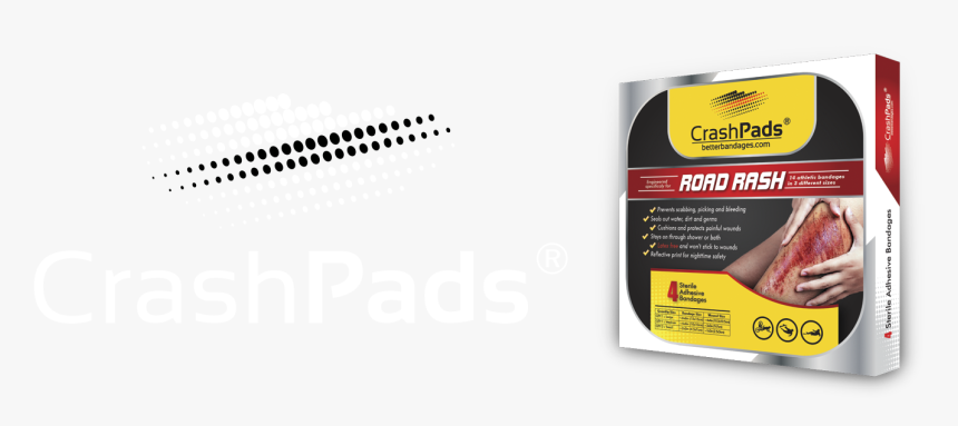 Crashpads Advanced Road Rash Bandages, HD Png Download