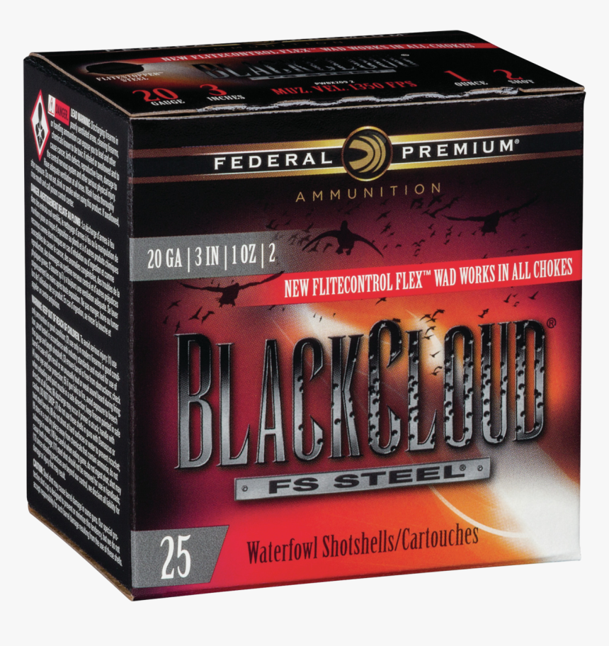 Federal Blackcloud 20 Ga, 3 , 1oz, 2 Shot, 1350 Fps,, HD Png Download