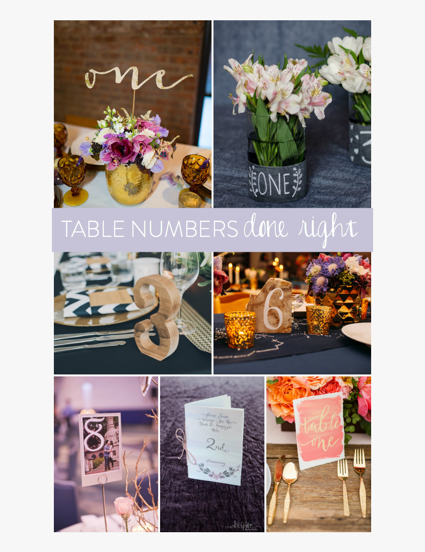 Table Numbers Done Right- Perfect For Events Or Weddings, HD Png Download
