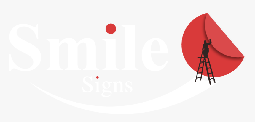 Smile Signs Logo White, HD Png Download