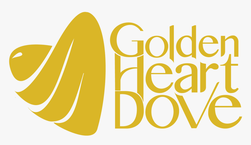 Golden Heart Png, Transparent Png