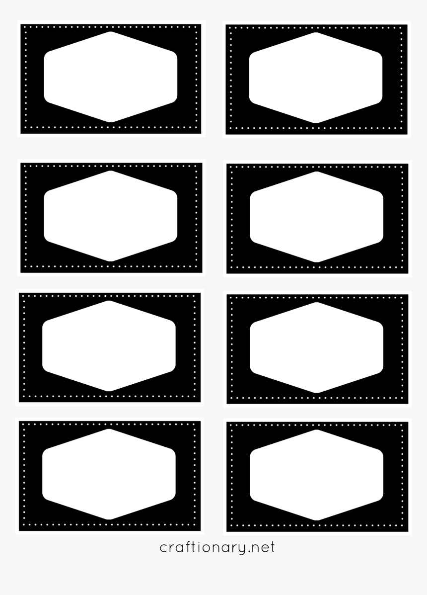 Book Label Printables Black, HD Png Download