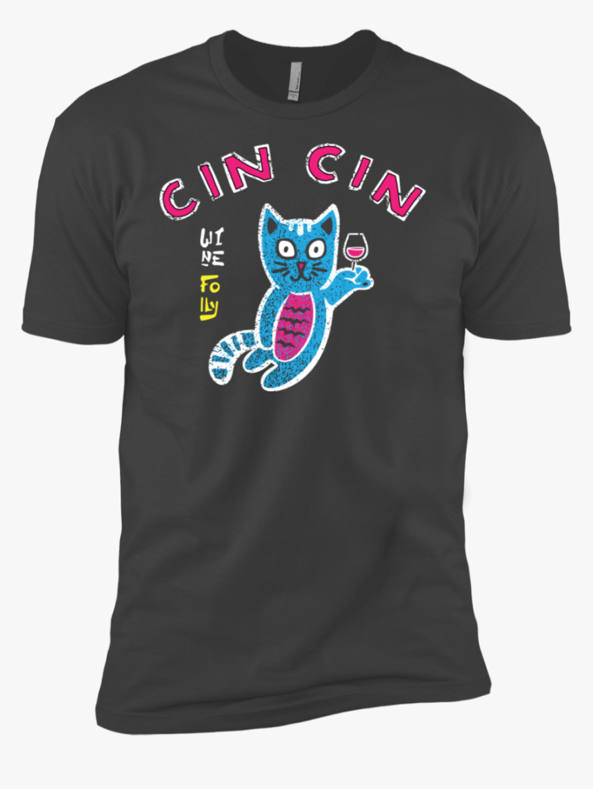Wine Folly Cin Cin T-shirt Front, With Blue And Pink, HD Png Download