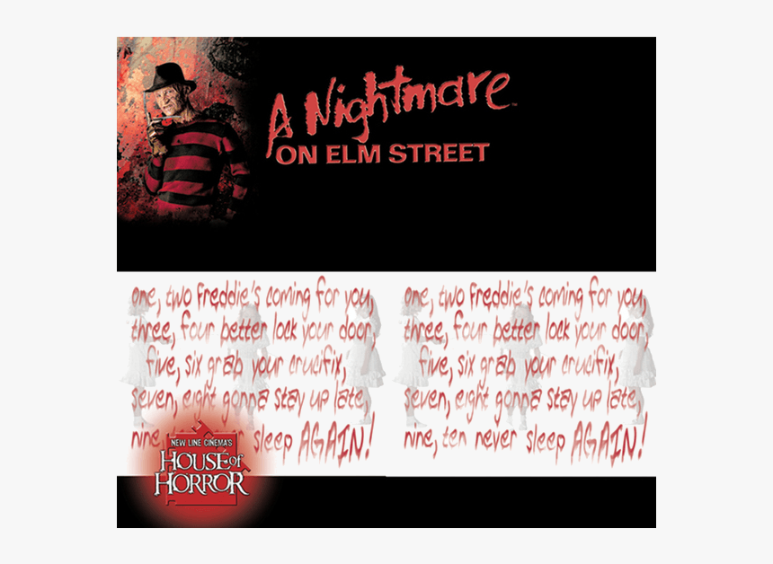 Freddy Krueger Rhyme Border, HD Png Download