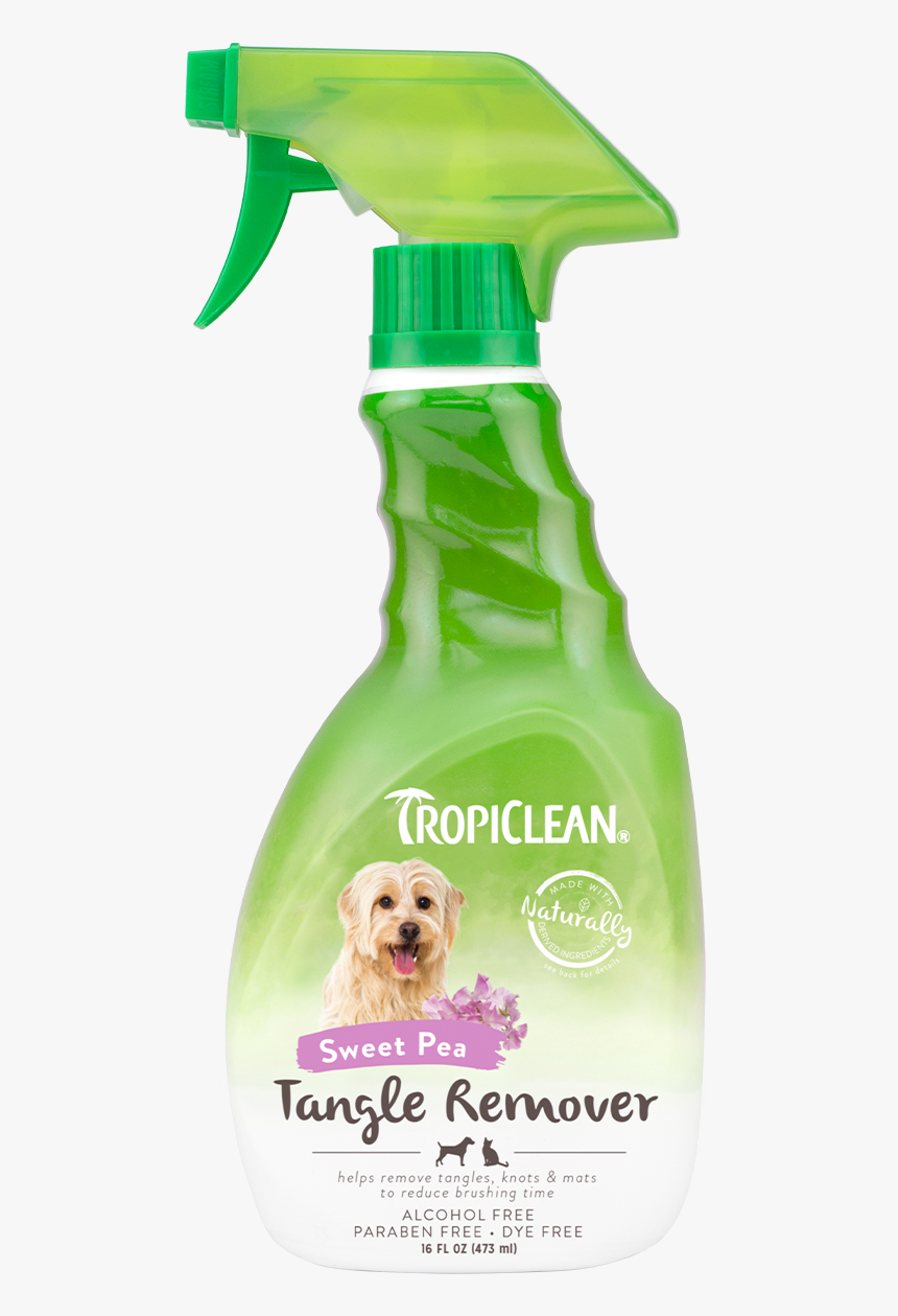 Tropiclean Sweet Pea Tangle Remover Spray For Dogs, HD Png Download