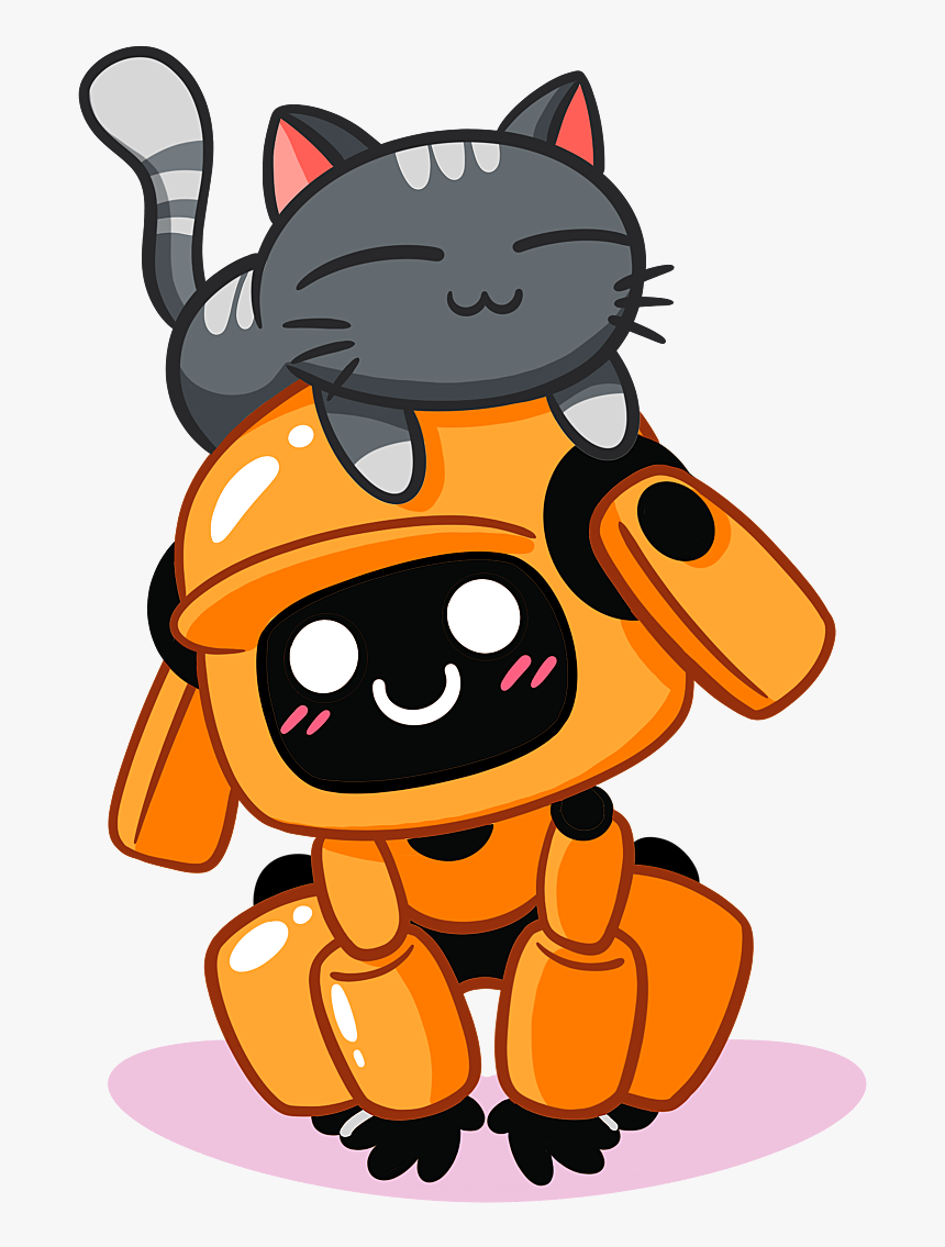 Lovecatsrobots, HD Png Download