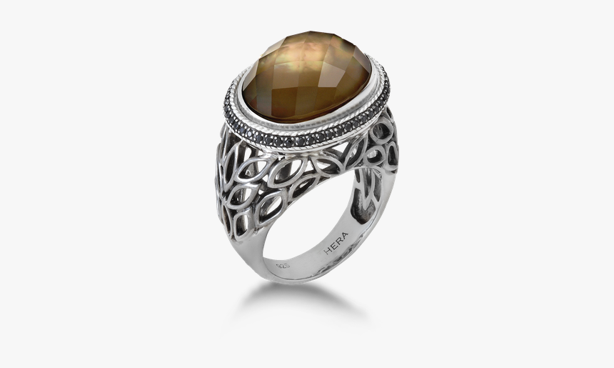 Designs By Hera Mediterra Silver Ring, HD Png Download