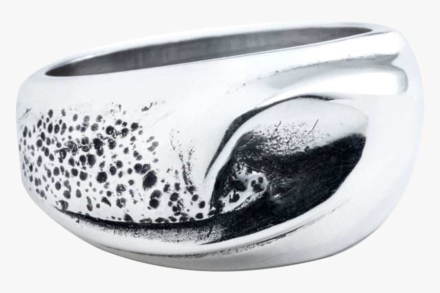 Big Rock In Sterling Silver With Patina Ring, HD Png Download