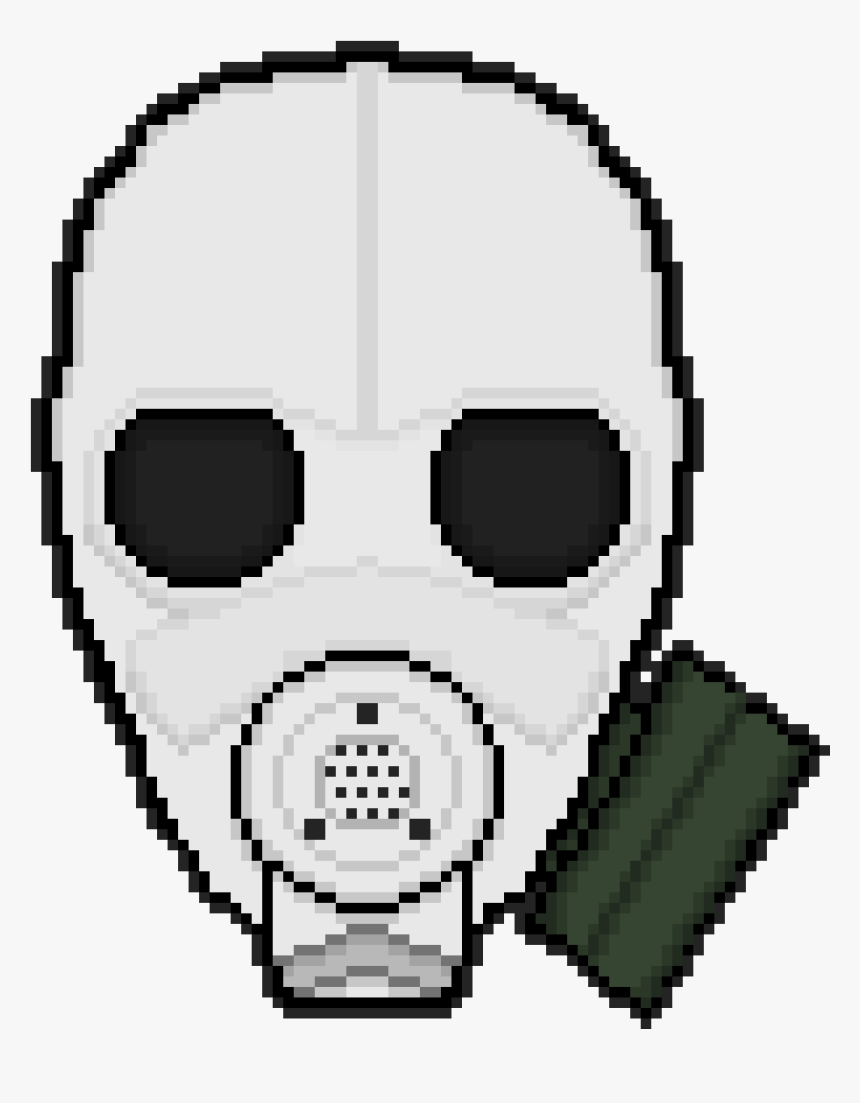 Gas Mask Pixel Art, HD Png Download
