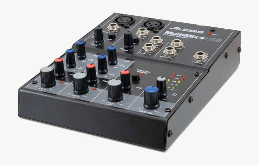 Alesis Multimix 4 Usb Mixer Transparent Png Image, Png Download