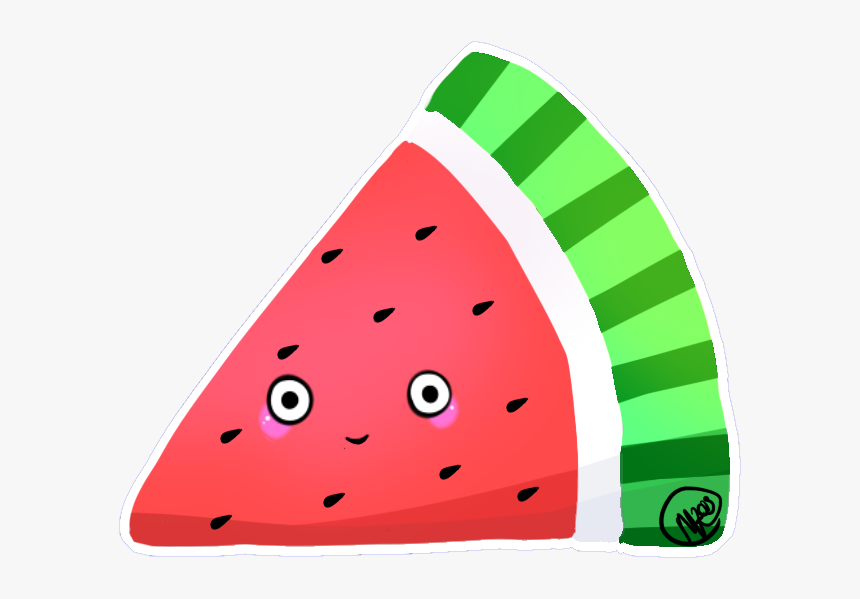 Picture Royalty Free Download Melon Drawing Kawaii, HD Png Download