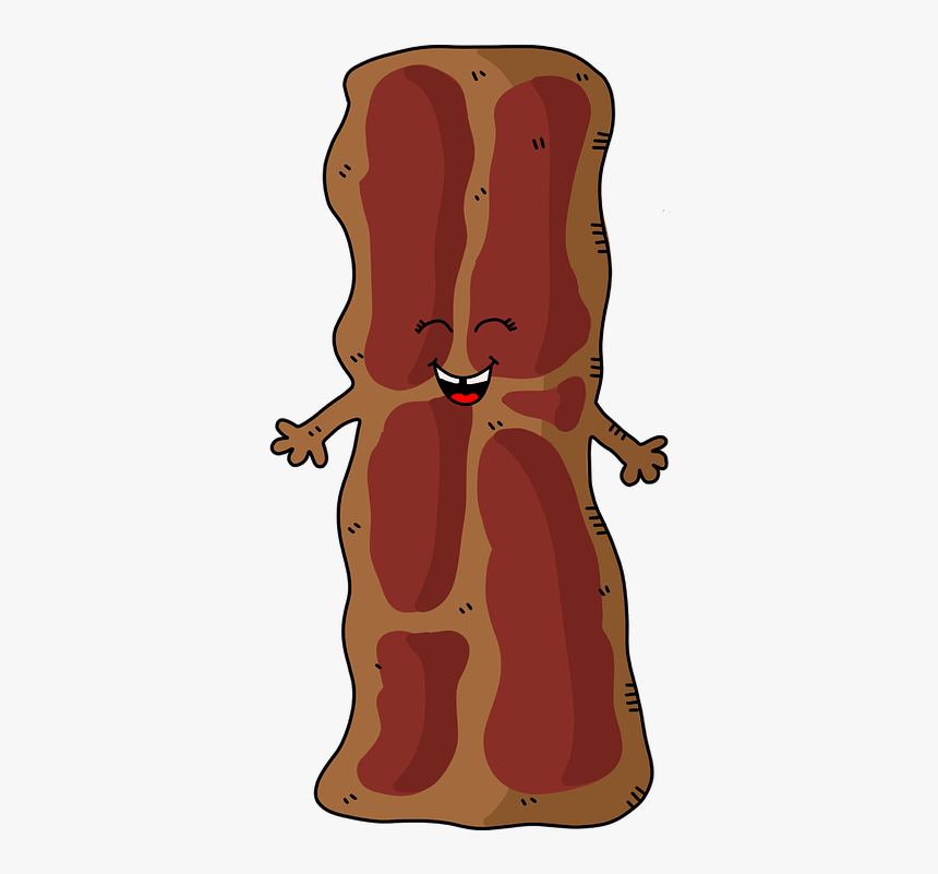 Bacon, Breakfast, Food, Delicious, Fried, Egg, Meat, HD Png Download