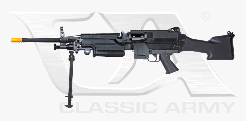 Classic Army Ca249 Mk2 Aeg Airsoft Lmg, HD Png Download