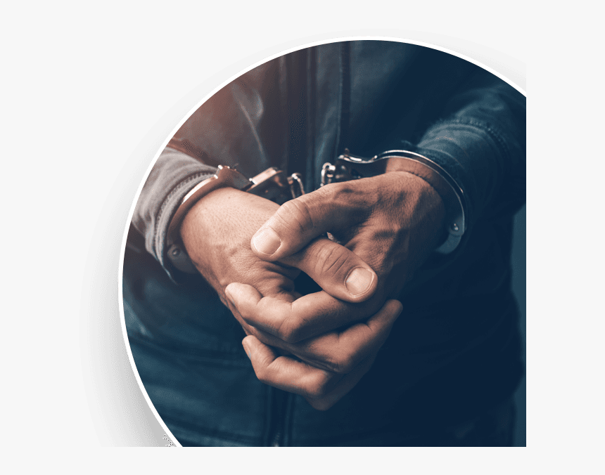 Man S Hands In Handcuffs, HD Png Download